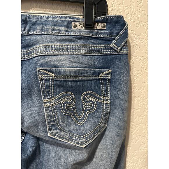 Women’s BeRock for Express Barely Boot Jeans Size 8 Short - Picture 4 of 4